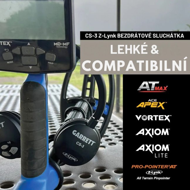 Sluchátka Garrett CS-3 Z-Lynk